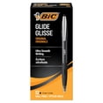 thumbnail image 1 of Bolígrafo retráctil negro BIC Glide de 1,0 mm, paquete de 12, 1 of 8