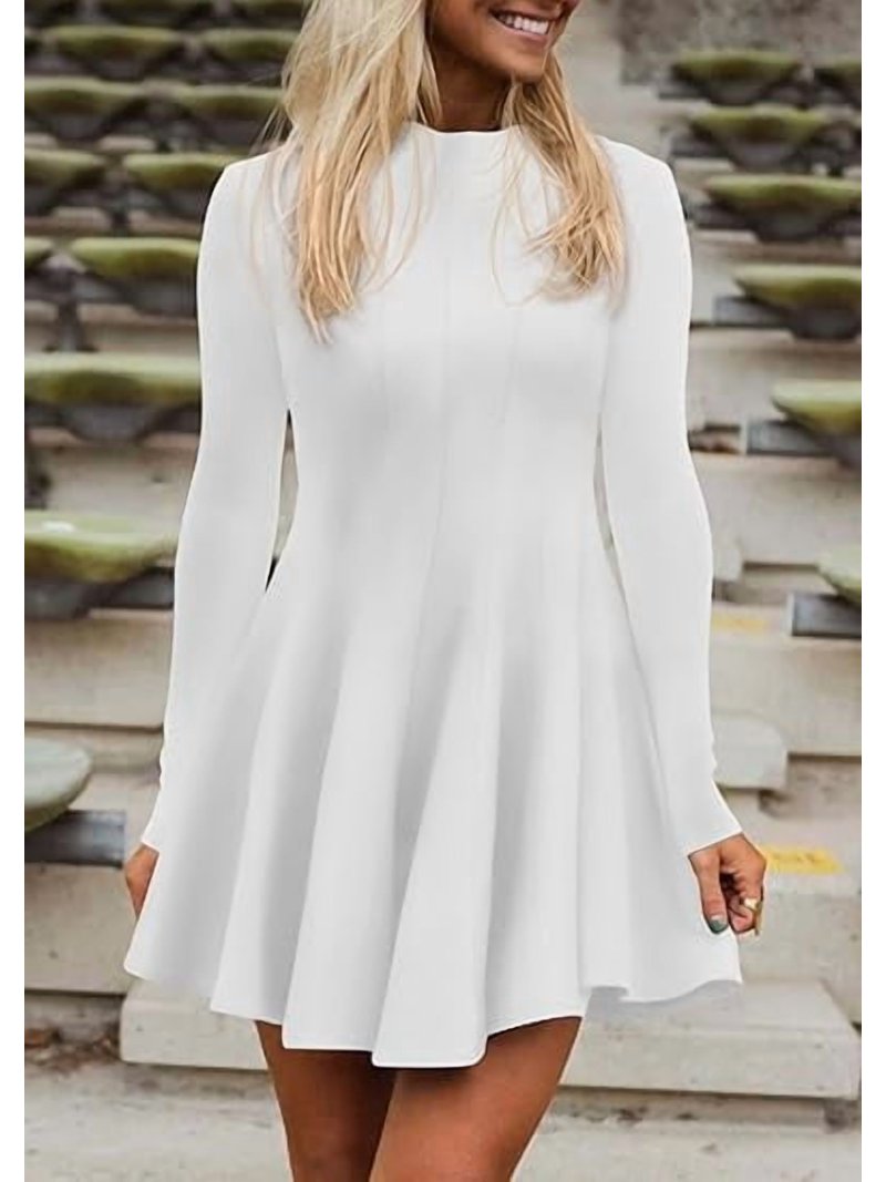 PRETTYGARDEN Fall Dresses for Women Elegant Classy Casual Long Sleeve Swing A Line Ruffle Short Homecoming Party Dress - Walmart.com PRETTYGARDEN Fall Dresses for Women Elegant Classy Casual Long Sleeve Swing A Line Ruffle Short Homecoming Party Dress - Walmart.com