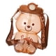 thumbnail image 1 of Botella de paja de oso Kawaii, botella de agua portátil para niños de dibujos animados con pajita y lazo de transporte, correa de hombro ajustable para viajes al aire libre, 1 of 9