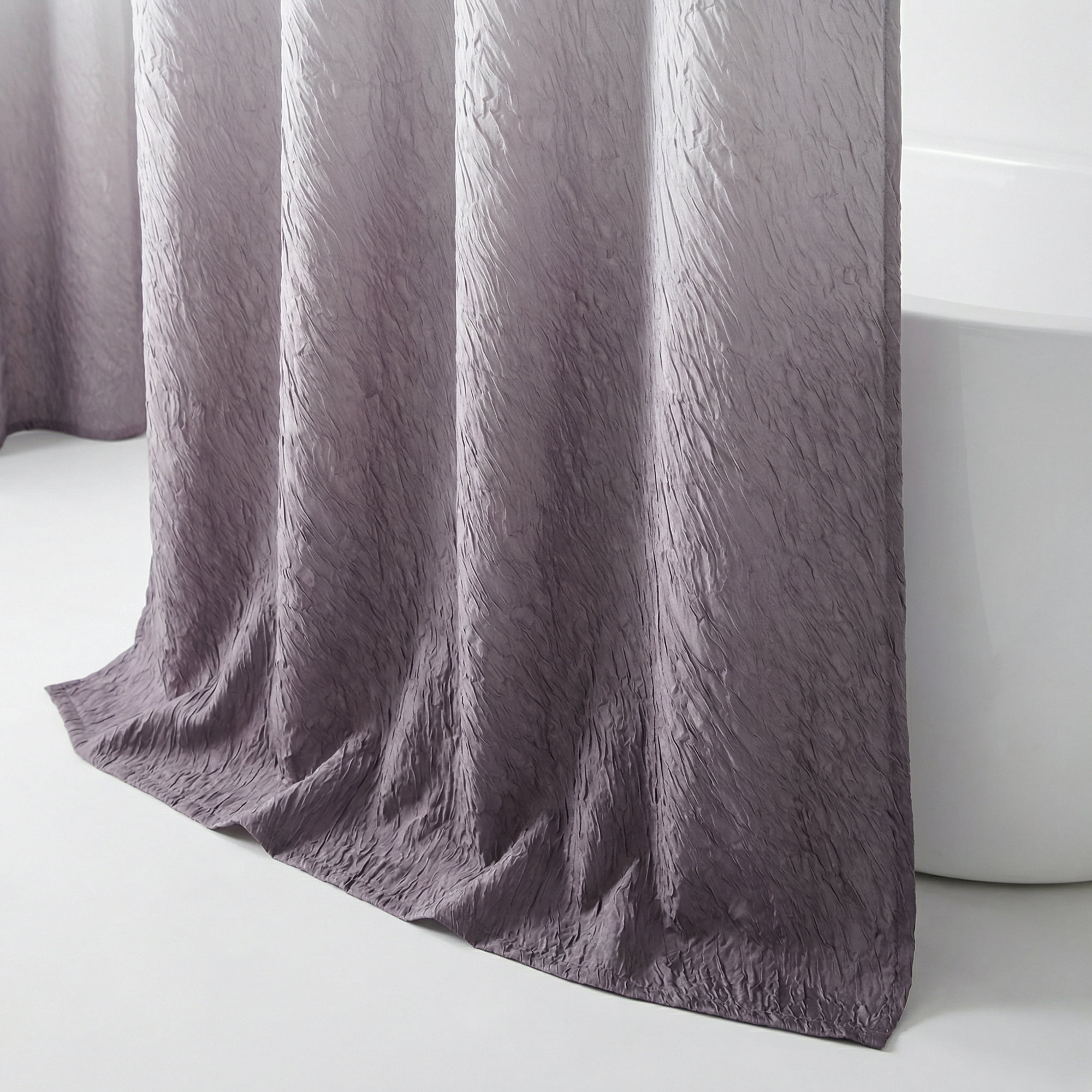 Unique Bargains Waterproof Fabric Modern Farmhouse Soft Sets with Hooks Grey 71"W x 71"L