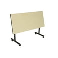 thumbnail image 3 of Romig Axis-Pro 48 x 24 in. Flip-Top Privacy Nesting Table- Maple, 2 Cadence Nesting Chairs, 3 of 7