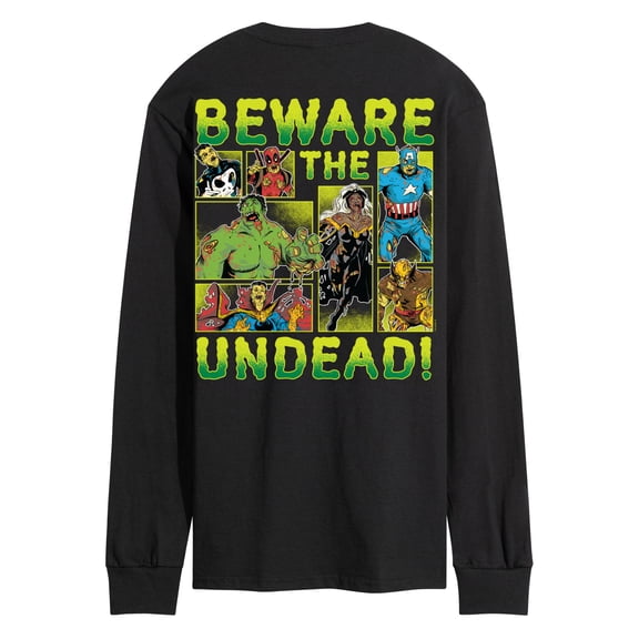 Marvel - Beware The Undead - Men's Long Sleeve Graphic T-Shirt