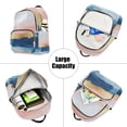 thumbnail image 5 of FORMRS Mini Backpack Purse for Women Quilted Travel Daypack Casual Shoulder Bag, Abstract Painting, 5 of 7