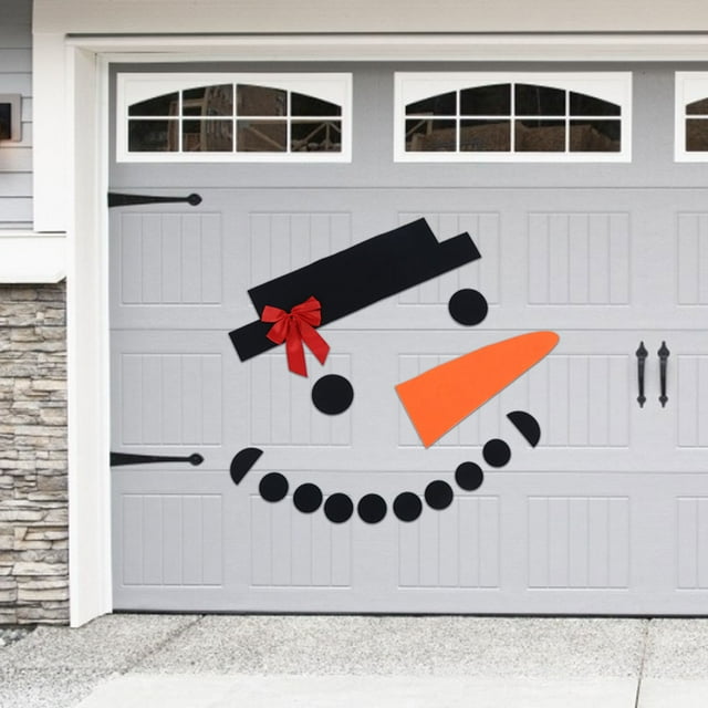 Xmas Ornament, DIY Snowman Decor, Safe Snowman Decorations, Unique for Outdoor Holiday Garage Christmas