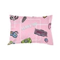 thumbnail image 2 of Kidz Mix Gamer Girl 5-Piece Bed in a Bag Twin Polyester, Pink and Purple Pattern, 2 of 5