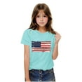 thumbnail image 7 of zbxnLI Kids Independent Days Shirts Cotton T-Shirts Short Sleeve Crew Neck Tees 4th July Tops for Boys Girls, 7 of 7
