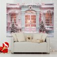 thumbnail image 5 of HongHeng Christmas Backdrop Christmas Window Backdrop for Photography Winter Xmas Tree Snow Gift New Year Christmas Party Backdrops Xmas Night Family Party Background 70x94in, 5 of 6