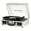 Victrola Bluetooth Portable Suitcase Record Player with 3-Speed Turntable - Light Gray