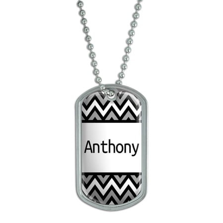 Male Names - Anthony - Dog Tag