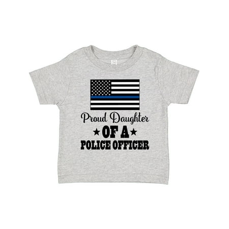 

Inktastic Police Officer Girls Proud Daughter Gift Toddler Toddler Girl T-Shirt