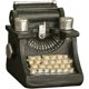 thumbnail image 1 of Retro Typewriter Model Creative Typewriter Decor Photography Prop Typewriter Figurine, 1 of 4