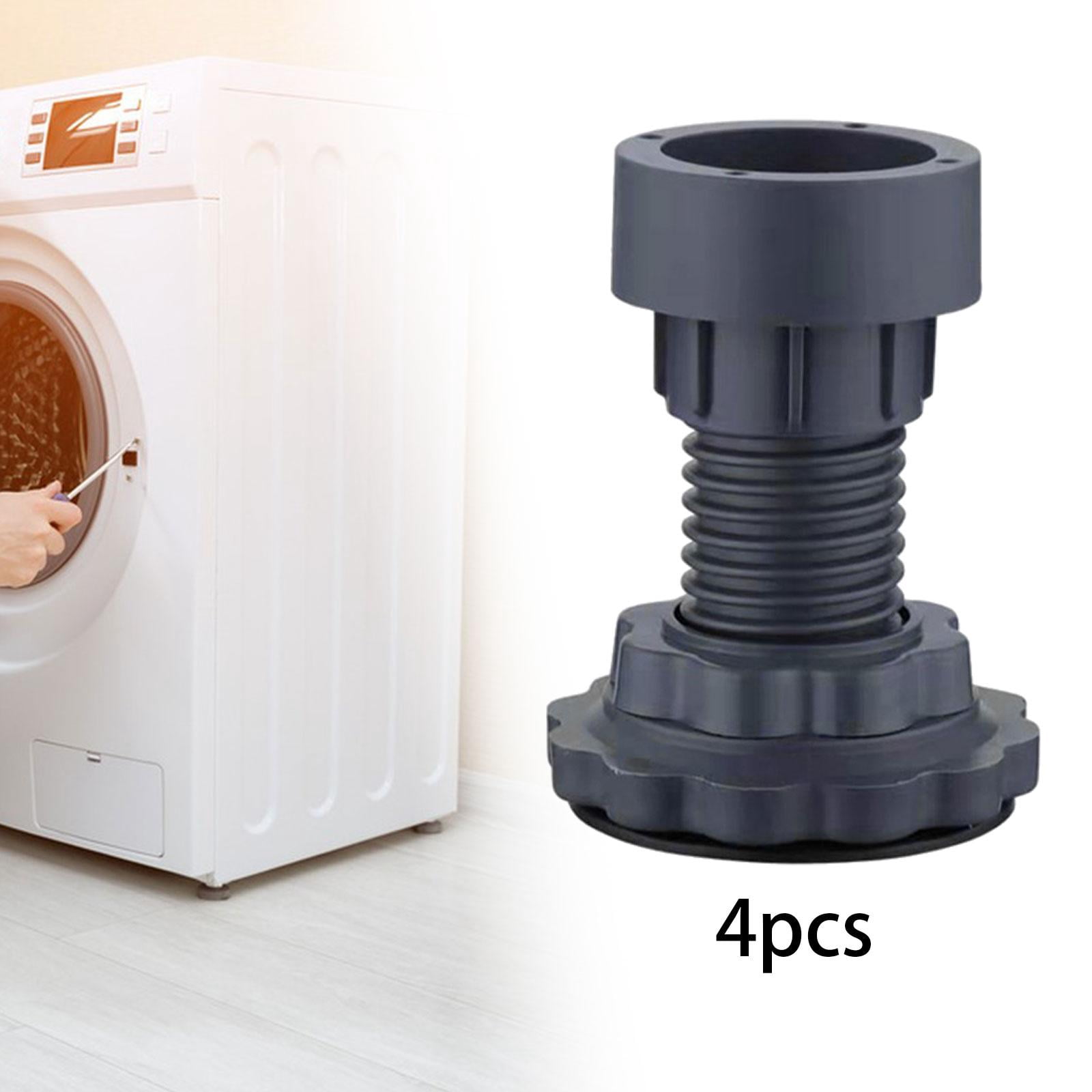 Fiocias 4 Pieces Anti Vibration Pads Washing Machine Foot Pads Height Adjustable Protect Diameter 7cm