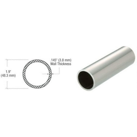 Schedule 40 Tubing - CRL Polished Stainless 1-1/2