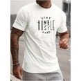 thumbnail image 1 of Camiseta de algodón estampada de corte cómodo para hombre | Transpirable y elástica para fitness | Cuello redondo informal | Camiseta de fácil cuidado para todas las estaciones para adultos, hombres,, 1 of 8