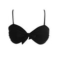 thumbnail image 5 of KONDYS Bandeau Bikini Top For Women Strapless Swimsuit Tops Bathing Suit Tops With Shoulder Straps Stylish Breathable Women's Swimwear, 5 of 6