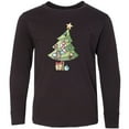 thumbnail image 3 of Inktastic Christmas Tree Long Sleeve Youth T-Shirt, 3 of 5