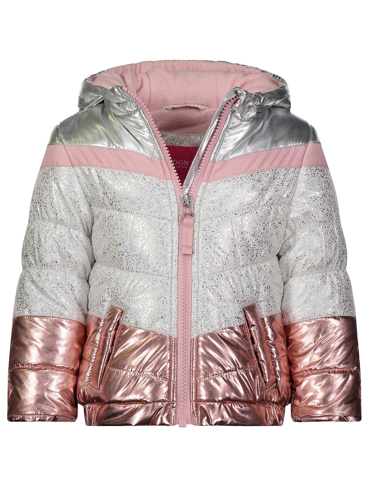 girls rose gold jacket