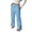 Sky Blue, variant on NinXxx Kids Side Split Sweatpants School Supplies Elastic Loose Trousers Sky Blue 11-12 Years