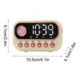 thumbnail image 3 of IROINID Bluetooth Speaker,Small Speaker,Portable Bluetooth Speakers TWS,Intelligent Bluetooth Sound,Alarm Clock,Speaker,Clock Subwoofer,Portable Mini Desktop,Home,Outdoor TWS,New Model, 3 of 4