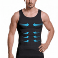 thumbnail image 2 of LRGSHF Gynecomastia Compression Shirts Mens Slimming Tank Top Summer Breathable Lightweight Workout Body Shaper Compression Shirts for Men Sleeveless Tummy Control Undershirts, 2 of 4