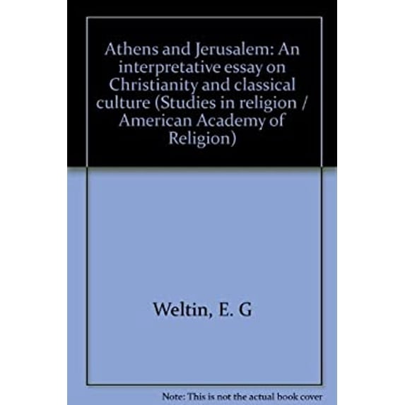 Pre-Owned Athens and Jerusalem (Hardcover) 9781555401436