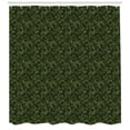 thumbnail image 3 of Ambesonne Camouflage Shower Curtain, Simplistic Woodland Camo, 69"Wx84"L, Evergreen Dark Sepia, 3 of 3