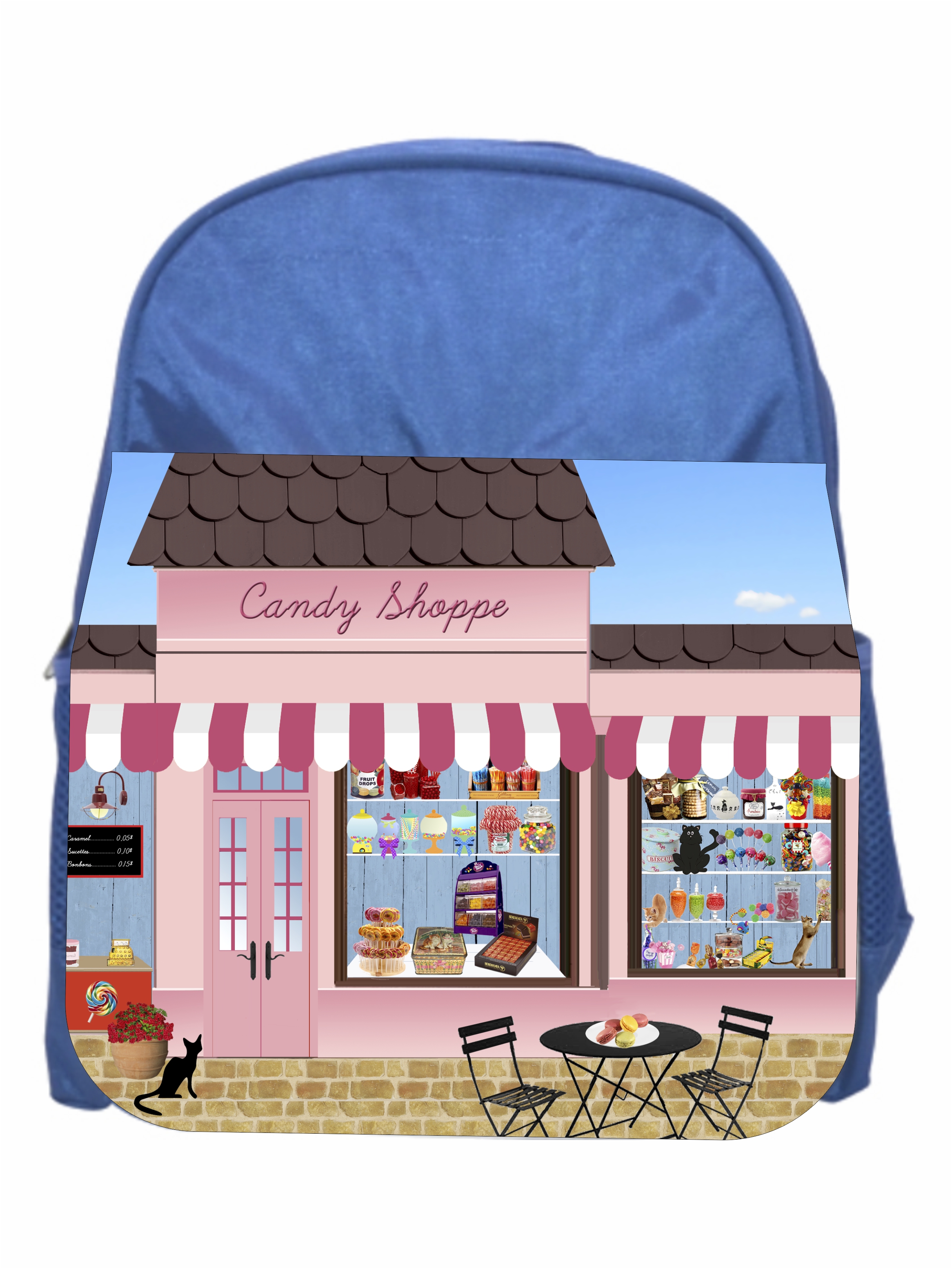Candy Shoppe Girls Blue Preschool Toddler Childrens Backpack & Lunchbox - image 1 of 4