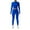 Blue, variant on qolati Two Piece Outfits Women Tracksuit Sets Long Sleeve Zip Up Cropped Tops Jogger Leggings Gym Workout Set Athletic Yoga Running Sweatsuits