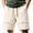 Khaki, variant on Men's Stretch Quick Dry Cooling Hiking Shorts 9" Drawstring Elastic Waist Outdoor Work Athletic Shorts with Pockets Blue
