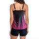 thumbnail image 3 of MKLEKYY Trajes De Baño Mujer 2 Piezas Women Plus Size Vintage Print Strappy Back Tankini Set Two Piece Swimdress Panty Bathing Suit Beachwear, 3 of 5