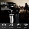 thumbnail image 4 of Racing Style Water Bottle - Gear Shift Handle Silver, 4 of 6
