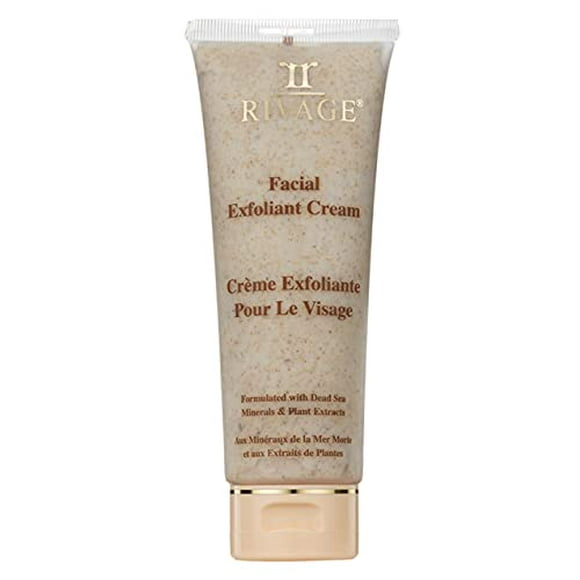 RIVAGE NATURAL DEAD SEA MINERALS Facial Exfoliant Cream 100ml FORMULATED with DEAD SEA MINERALS