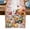 Orange Green Ivory, variant on ERUNPONLY Pink Gnomes Fall Table Runner - 36 Inch Long Thanksgiving Pumpkin Sunflower Linen Texture Cotton Linen Dress Scarves Farmhouse Table Runner for Kitchen Dining, Coffee Table, 13" x 36"