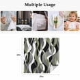 thumbnail image 4 of Sage Green Stripe Cloth Napkins, Grey White Geometric Modern Abstract Washable and Reusable Dinner Napkins Set of 8, Table Napkin for Kitchen Party Birthday Wedding Hotel Housewarming 20"x20", 4 of 8