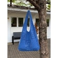 thumbnail image 3 of Firefly hope Bolso de hombro tejido para mujer, bolso de mano y neceser, elegante bolso de playa de verano, 36,5 x 2,1 x 32,8 cm (caqui)., 3 of 4