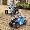 thumbnail image 4 of Gymax Kids Electric Ride On ATV Toy 6V Battery Powered Electric Vehicle Toy w/ Direction Control Blue, 4 of 9