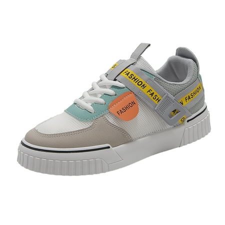 

IELGY shoes women all-match flat-bottom breathable fashion color matching