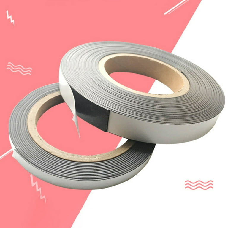 Yoone Sticker Self Adhesive Thickned Durable Strong Self Adhesive Magnet  Strip for Case 