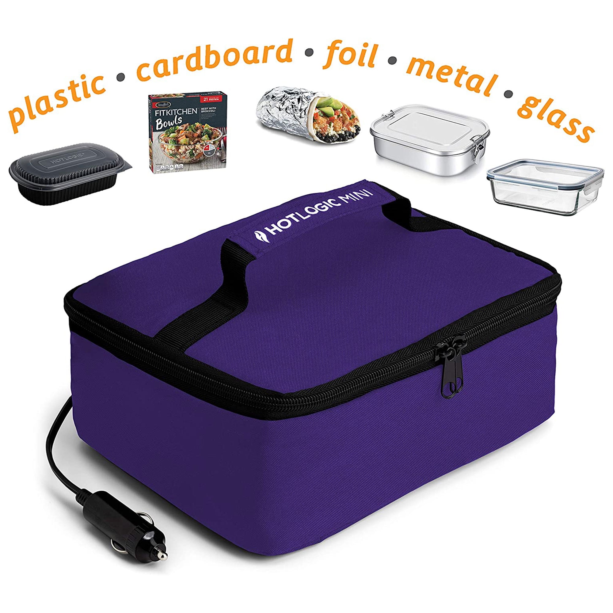 HotLogic Mini Portable Thermal Food Warmer for Home and Travel