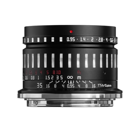 TTArtisan 35mm F0.95 APS-C Manual Fixed Camera Lens for Nikon Z Mount Mirrorless Cameras Nikon Z-Mount ZFC?Z50?Z30, APS-C Model:Z6?Z7?Z50?Z5?Z6II?Z7II?Z9
