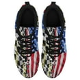 thumbnail image 2 of Dirt Track Racing And American Flag Running Shoes Sneakers Mesh Black Size 4, 2 of 5