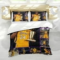 thumbnail image 5 of Bedding Set For Kobe Bryant Comforter Set Cute Duvet Cover Sets Super Soft For Kids Teens Bedroom Gifts,1 Duvet Cover with 2 Pillowcases Full 3 Piece, 5 of 6
