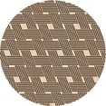 thumbnail image 1 of Ahgly Company Machine Washable Indoor Round Transitional Night Red Area Rugs, 6' Round, 1 of 7