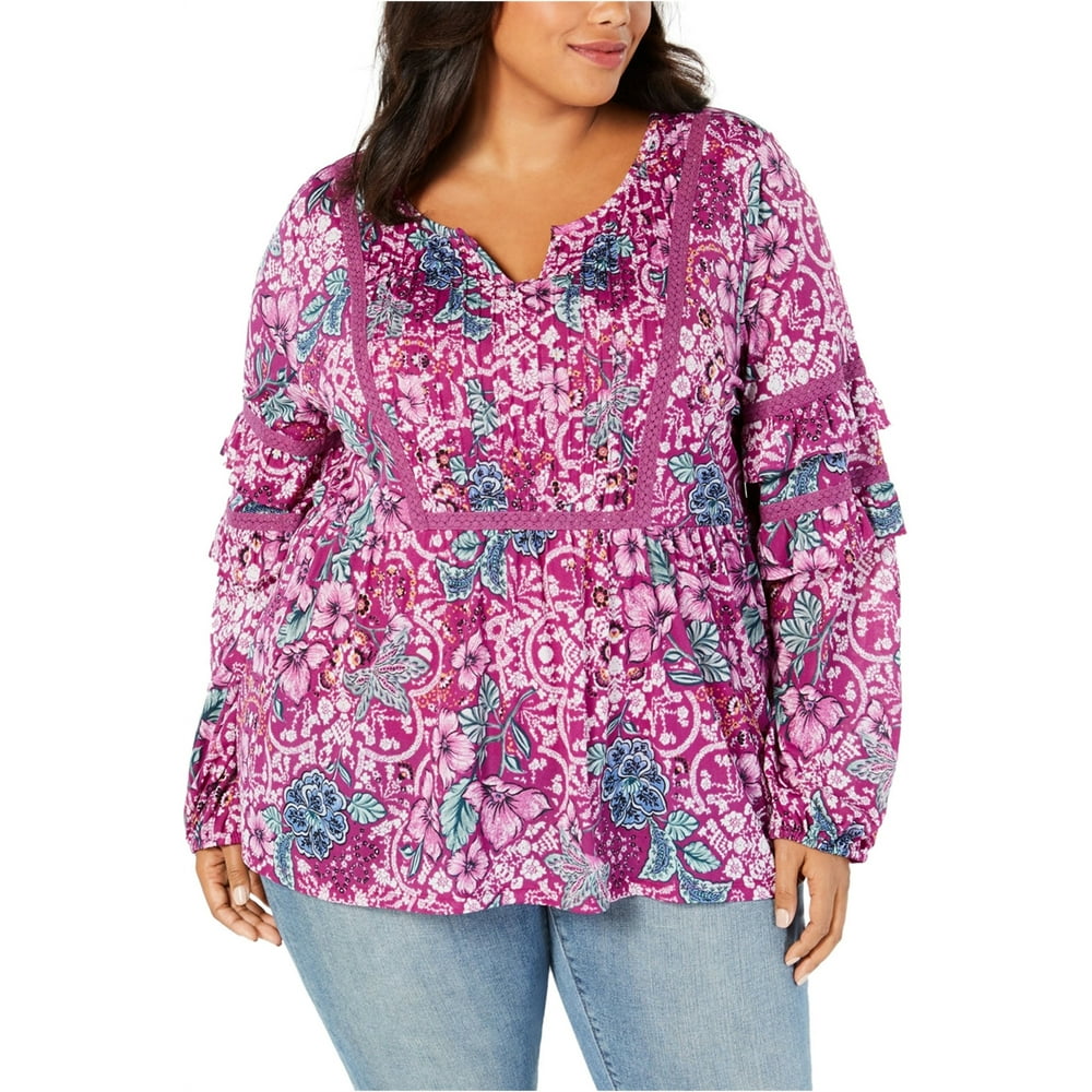 baby doll blouses plus size