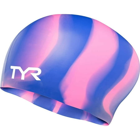 

TYR Long Hair Multicolor Swim Cap