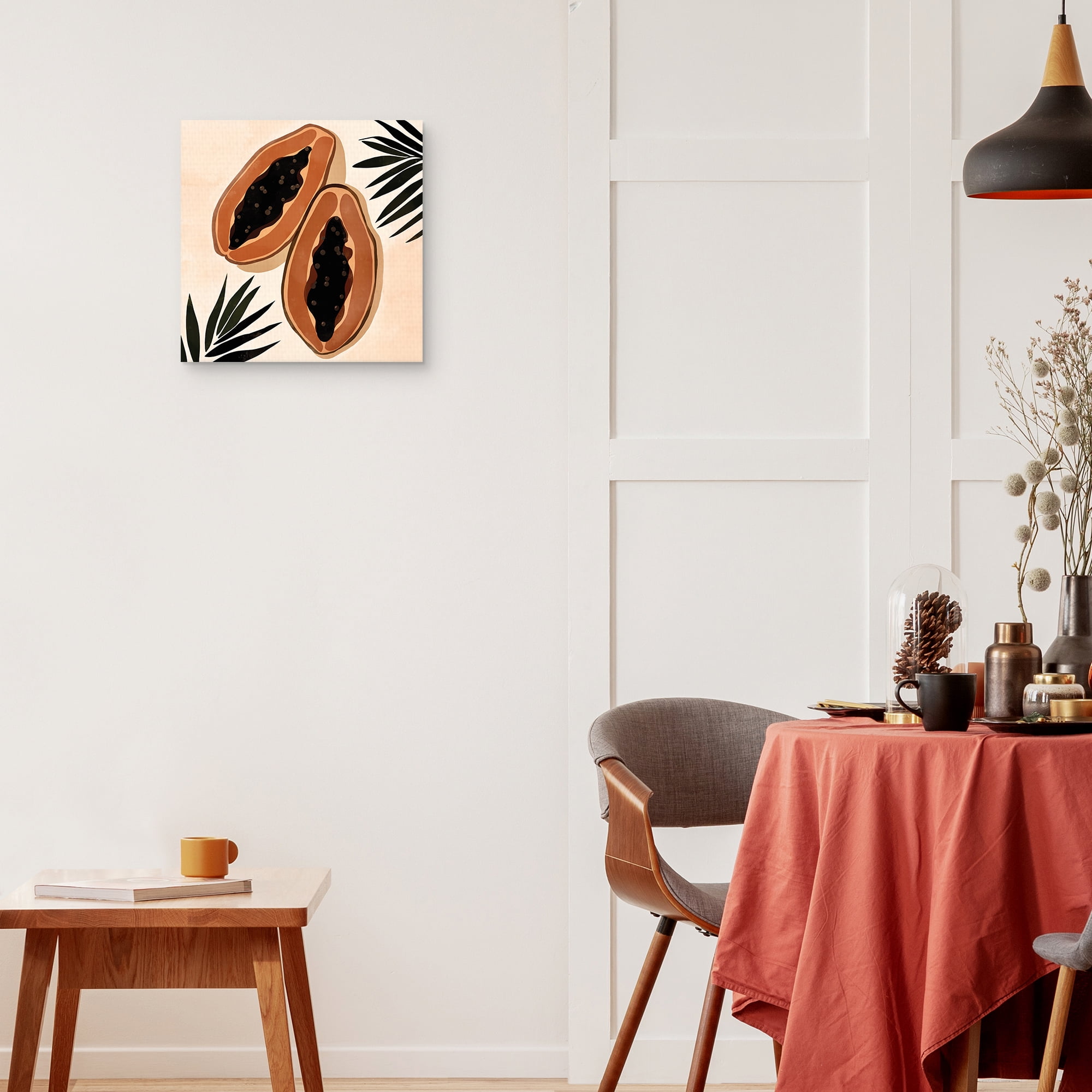 Papaya by Bria Nicole Canvas Art Print