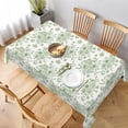 thumbnail image 1 of Sage Green Floral Tablecloth Rectangle 60 x 84 Inch Chinoiserie Flowers Table Cloth Polyester Fabric Vintage Farmhouse Spring Table Cover for Kitchen Party Dining Picnic Outdoor Decor, 1 of 5