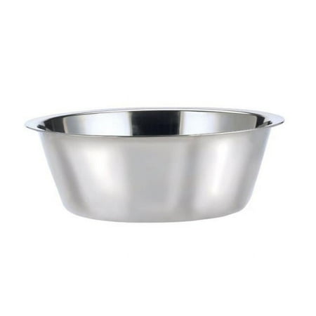 UPC: 0083929015683 | Hilo Silver Plain Stainless Steel 5 qt Pet Dish For Dogs