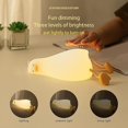 thumbnail image 4 of Luz de noche de pato acostado, lámpara de pato LED, lindo pato de luz, luz de noche de guardería regulable de silicona como se muestra, como se muestra, 4 of 5