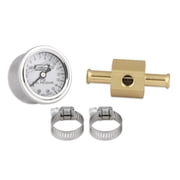 Holley 12-804 Adjustable Fuel Pressure Regulator w/0-15 PSI Gauge